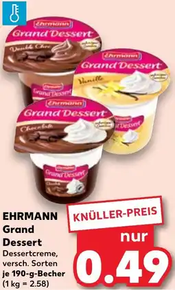 Kaufland EHRMANN Grand Dessert Angebot