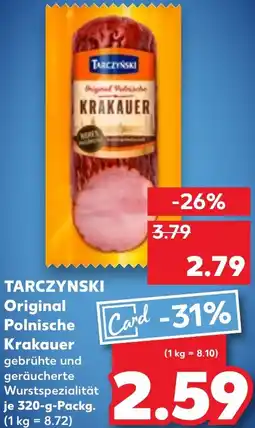 Kaufland TARCZYNSKI Original Polnische Krakauer Angebot