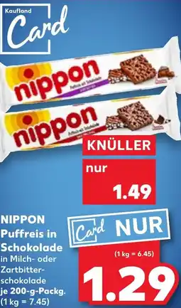 Kaufland NIPPON Puffreis in Schokolade Angebot