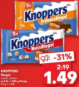 Kaufland KNOPPERS Riegel Angebot