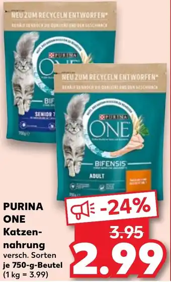 Kaufland PURINA ONE Katzennahrung Angebot