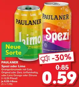 Kaufland PAULANER Spezi oder Limo Angebot