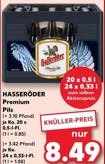 Kaufland HASSERÖDER Premium Pils Angebot