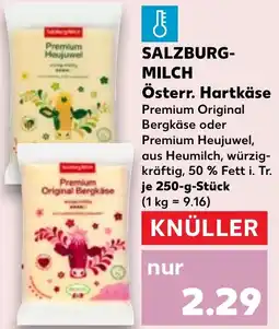 Kaufland SALZBURGMILCH Österr. Hartkäse Angebot