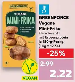 Kaufland GREENFORCE Vegane Mini-Frika Angebot