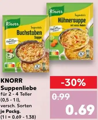 Kaufland KNORR Suppenliebe Angebot