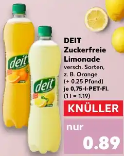 Kaufland DEIT Zuckerfreie Limonade Angebot