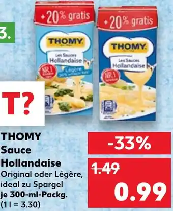 Kaufland THOMY Sauce Hollandaise Angebot