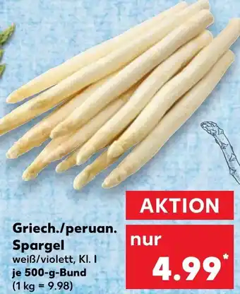 Kaufland Griech./peruan. Spargel Angebot