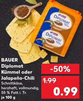 Kaufland BAUER Diplomat Kümmel oder Jalapeño-Chili Angebot