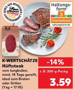 Kaufland K-WERTSCHÄTZE Hüftsteak Angebot