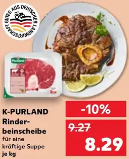 Kaufland K-PURLAND Rinderbeinscheibe Angebot