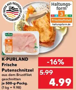 Kaufland K-PURLAND Frische Putenschnitzel Angebot