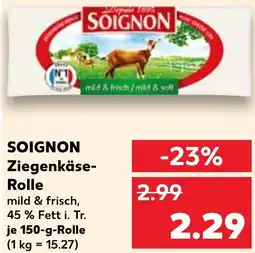 Kaufland SOIGNON Ziegenkäse Rolle Angebot