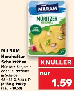 Kaufland MILRAM Herzhafter Schnittkäse Angebot