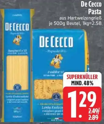 Edeka De Cecco Pasta Angebot