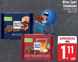 Edeka Ritter Sport Schokolade Angebot