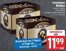 Edeka Franziskaner Weißbier Angebot