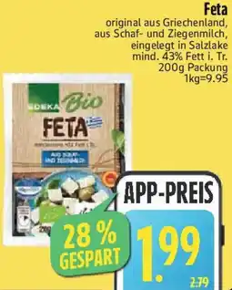 Edeka EDEKA Bio Feta Angebot