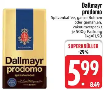 Edeka Dallmayr prodomo Angebot