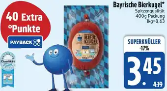 Edeka Bayrische Bierkugel Angebot