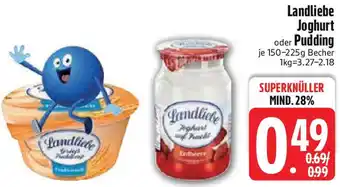 Edeka Landliebe Joghurt oder Pudding Angebot