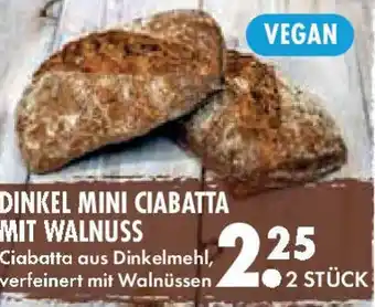 Edeka Dinkel mini ciabatta mit walnuss Angebot