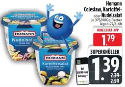 Edeka Homann Coleslaw, Kartoffel- oder Nudelsalat Angebot