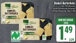 Edeka EDEKA Bio Dinkel-Butterkeks Angebot