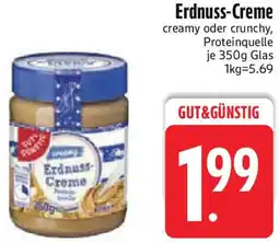 Edeka GUT&GÜNSTIG Erdnuss-Creme Angebot