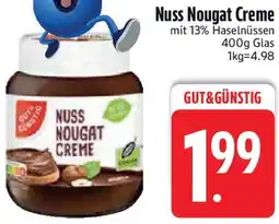 Edeka GUT&GÜNSTIG Nuss Nougat Creme Angebot