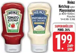 Edeka Heinz Ketchup oder Mayonnaise Angebot