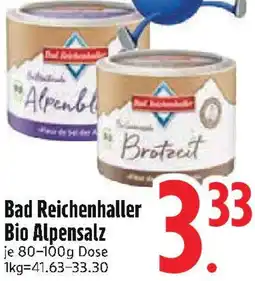 Edeka Bad Reichenhaller Bio Alpensalz Angebot