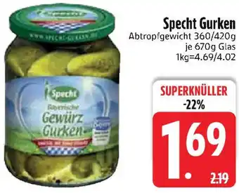 Edeka Specht Gurken Angebot