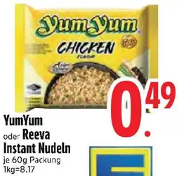 Edeka YumYum oder Reeva Instant Nudeln Angebot