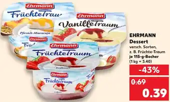 Kaufland EHRMANN Dessert Angebot