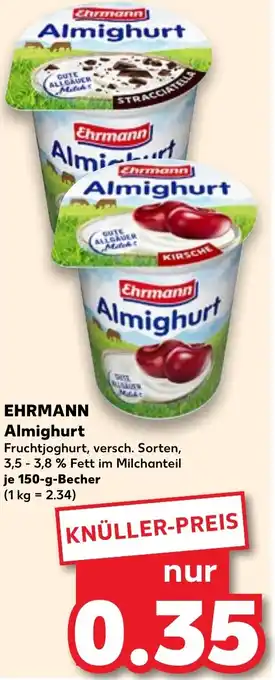 Kaufland EHRMANN Almighurt Angebot