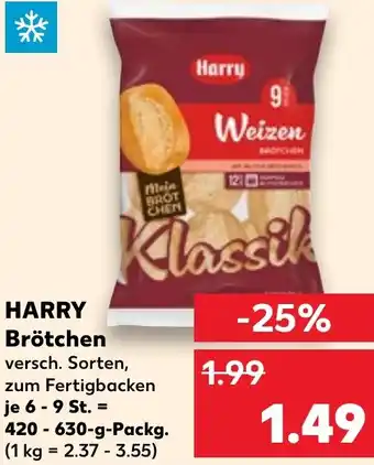 Kaufland HARRY Brötchen Angebot