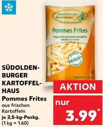 Kaufland SÜDOLDENBURGER KARTOFFELHAUS Pommes Frites Angebot