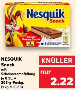 Kaufland NESQUIK Snack Angebot