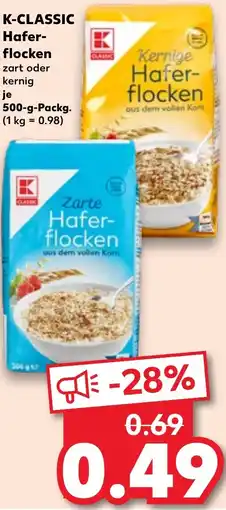 Kaufland K-CLASSIC Haferflocken Angebot