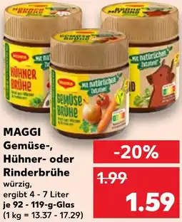 Kaufland MAGGI Gemüse-, Hühner- oder Rinderbrühe Angebot