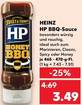 Kaufland HEINZ HP BBQ-Sauce Angebot