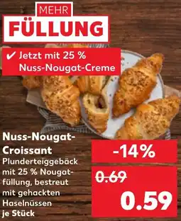 Kaufland Nuss-Nougat Croissant Angebot