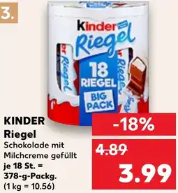 Kaufland KINDER Riegel Angebot