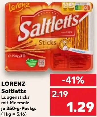 Kaufland LORENZ Saltletts Angebot