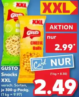 Kaufland GUSTO Snacks XXL Angebot