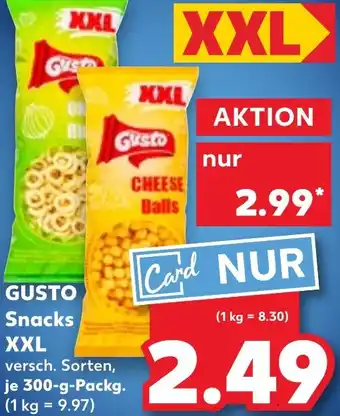 Kaufland GUSTO Snacks XXL Angebot