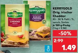 Kaufland KERRYGOLD Orig. irischer Cheddar Angebot