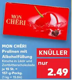 Kaufland MON CHÉRI Pralinen mit Alkoholfüllung Angebot